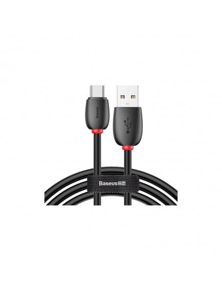 Baseus Purple Ring USB Type C 5A Flash Charg Şarj USB Kablosu Siyah - CATZS-01 Baseus Purple Ring USB Type C 5A Flash Charg Şarj USB Kablosu Siyah - CATZS-01