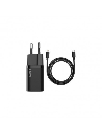 Baseus Super Si 1c 20W Hızlı Şarj Adaptörü + Type-C To Lightning iPhone Uyumlu 1m Şarj Kablosu TZCCSUP-B01 Baseus Super Si 1c 20W Hızlı Şarj Adaptörü + Type-C To Lightning iPhone Uyumlu 1m Şarj Kablosu TZCCSUP-B01