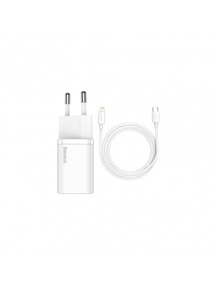Baseus Super Si 1c 20W Hızlı Şarj Adaptörü + Type-C To Lightning iPhone Uyumlu 1m Şarj Kablosu TZCCSUP-B02 Baseus Super Si 1c 20W Hızlı Şarj Adaptörü + Type-C To Lightning iPhone Uyumlu 1m Şarj Kablosu TZCCSUP-B02